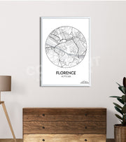 Affiche Plan Florence