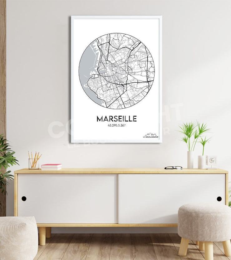 Affiche Plan Marseille