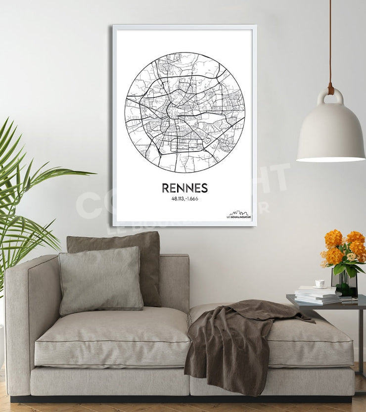 Affiche Plan Rennes