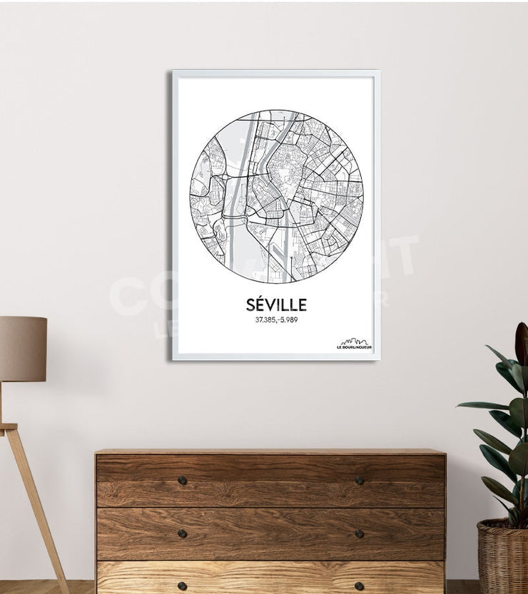 Affiche Plan Séville