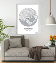 Affiche Plan Toronto