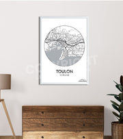 Affiche Plan Toulon
