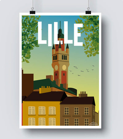 Affiche monument lillois