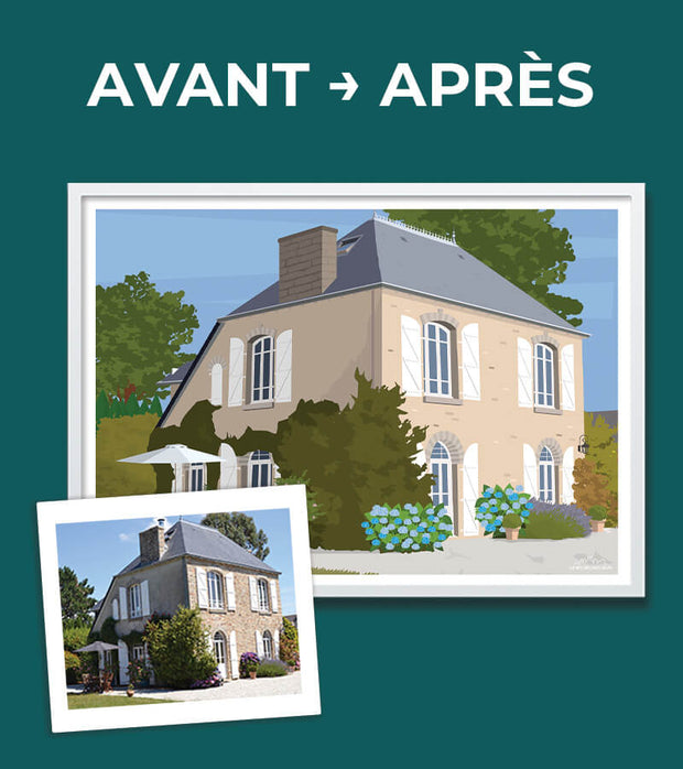 Affiche Personnalisée "Maison"