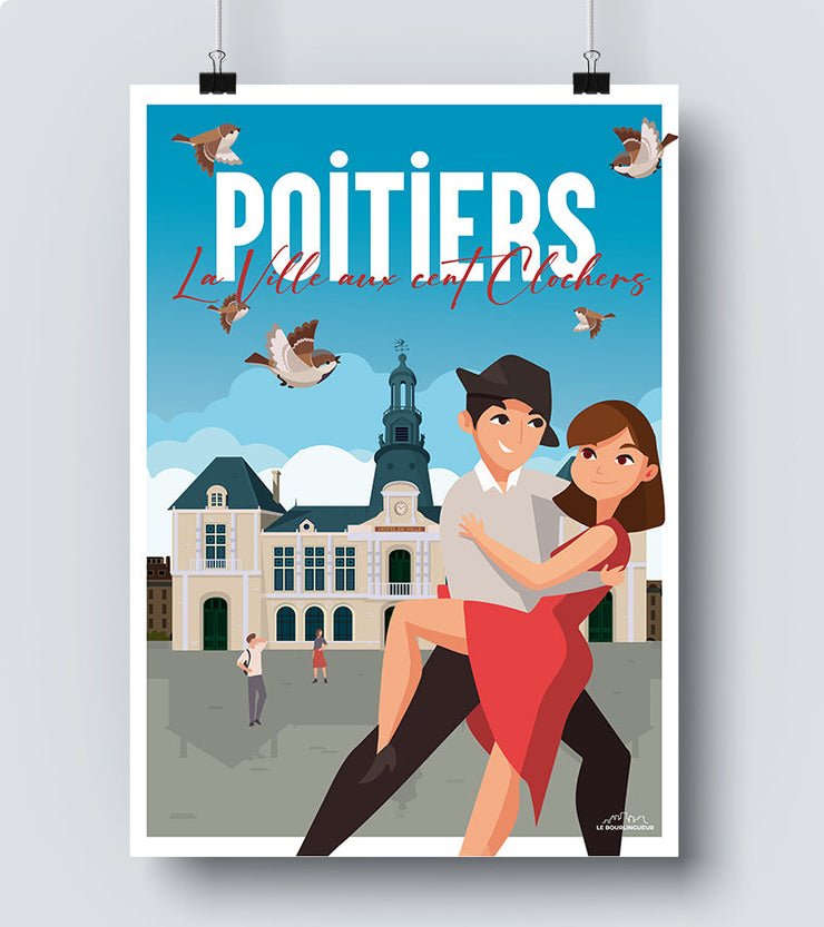 Affiche poitier nouvelle acquitaine
