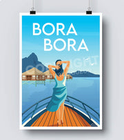 Affiche Bora-Bora - Polynésie Française 30X40 Poster