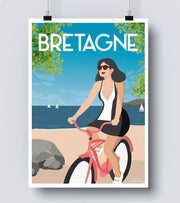 Affiche mer Bretagne