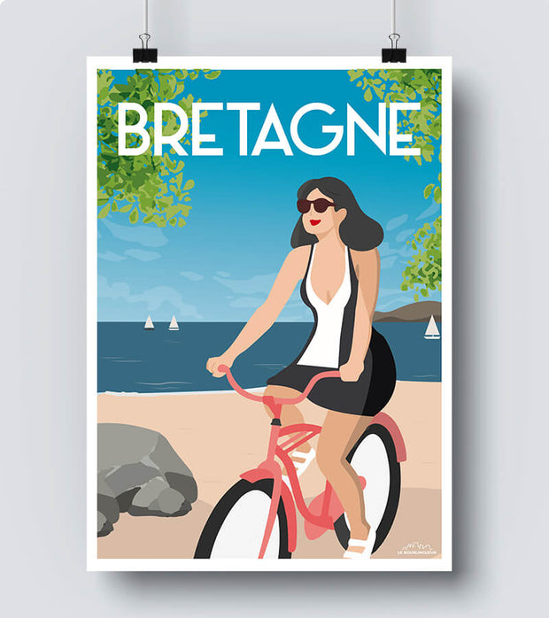 Affiche mer Bretagne