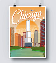 Affiche Chicago - USA