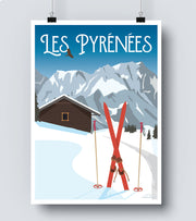Affiche murale pyrénées
