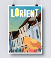 Affiche vintage Lorient