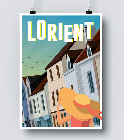 Affiche vintage Lorient