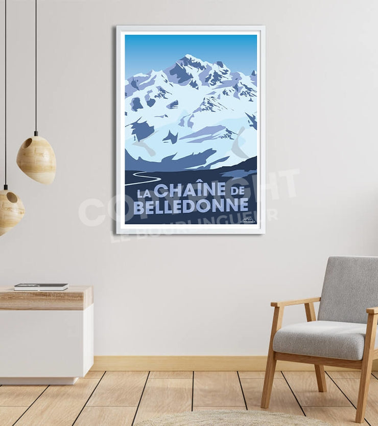 poster vintage belledonne savoie 
