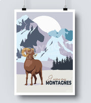 Affiche j'aime la savoie