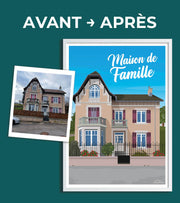 Affiche Personnalisée "Maison"