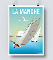 Affiche regate sur la manche