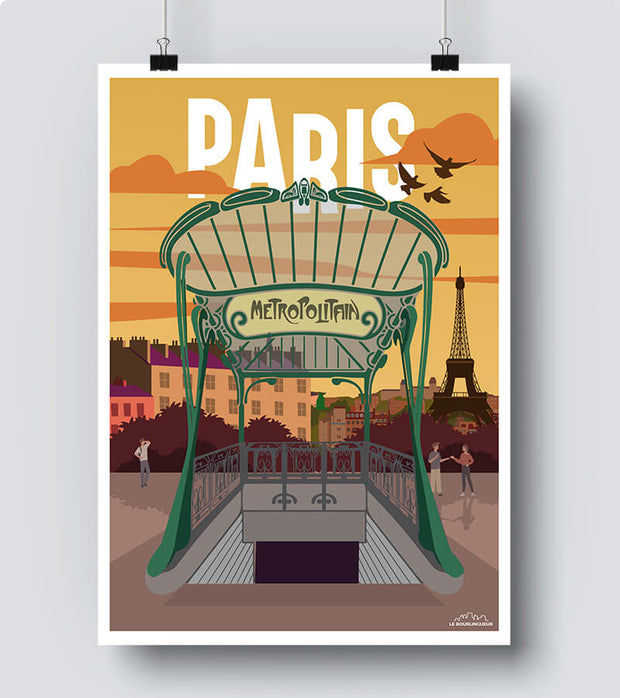 Affiche metro Paris