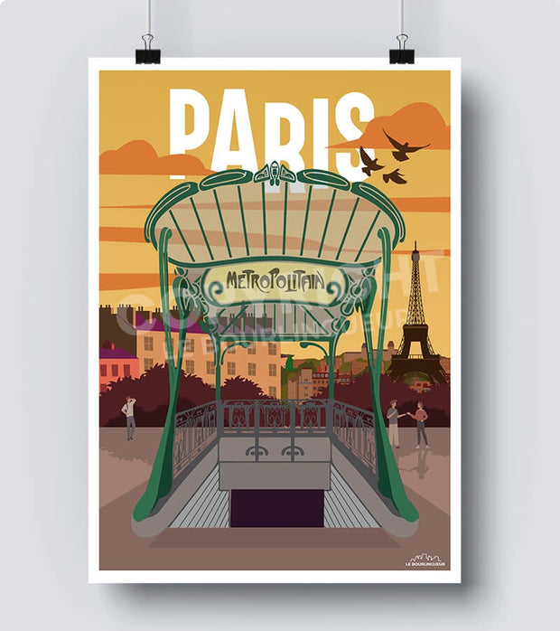 Affiche metro Paris