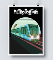 Affiche métro de Paris 