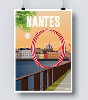 Affiche les anneaux de Nantes