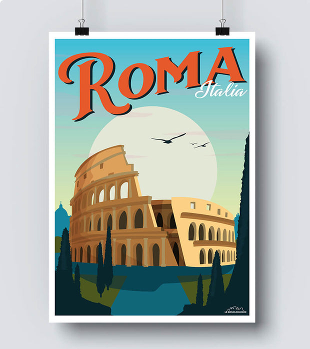 Affiche rome italie