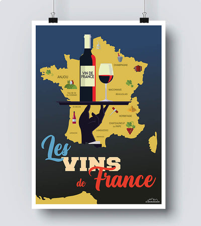 E. PARROT VIN BORDEAUX Rdqj-POSTER HQ 40x60cm d'une AFFICHE E. PARROT VIN BORDEAUX Rdqj-POSTER HQ 40x60cm d'une AFFICHE