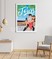 Poster vintage tours 