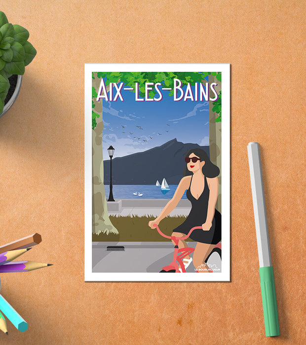 Carte Postale Aix Les Bains Esplanade Du Lac