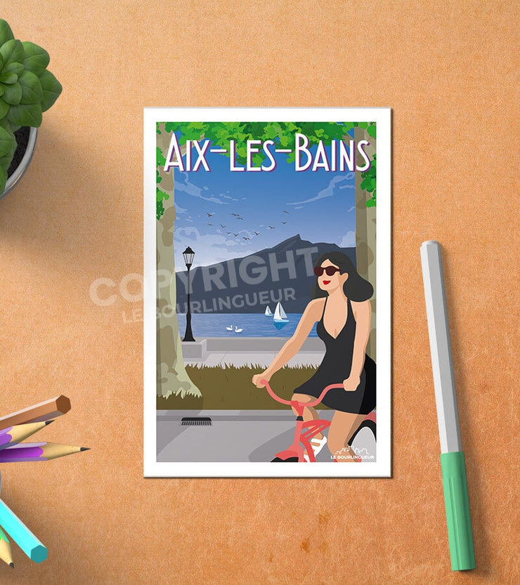 Carte Postale Aix Les Bains Esplanade Du Lac