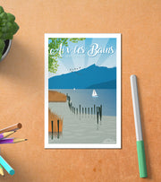 Carte Postale Aix Les Bains Lac Du Bourget Postale