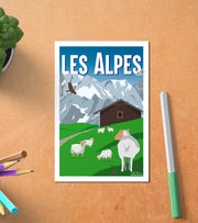 Carte Postale Les Alpes Postale