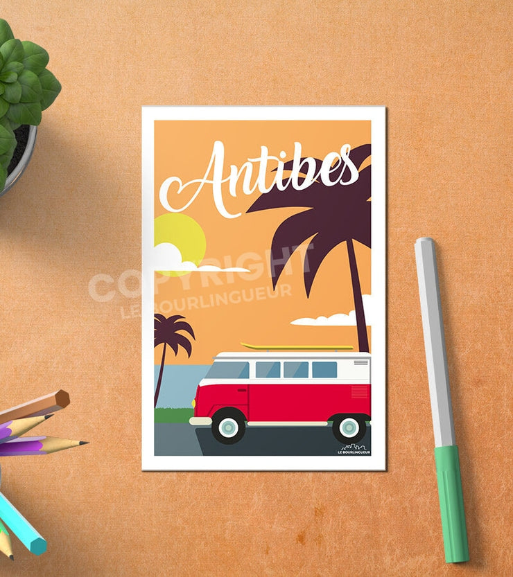 Carte Postale Antibes Postale