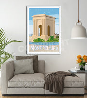 poster de montpellier arche mer