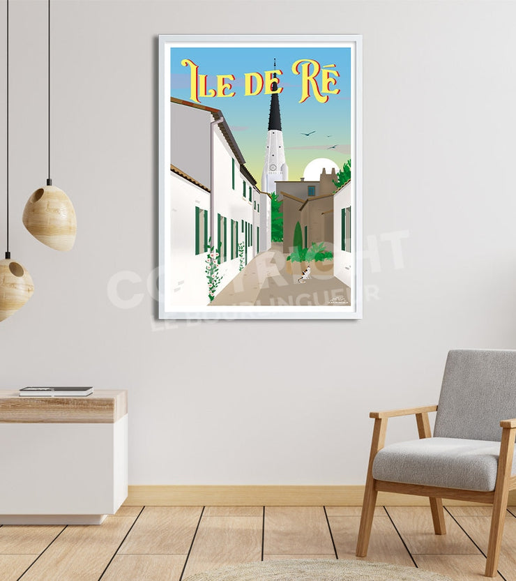 ville village poster ile de re