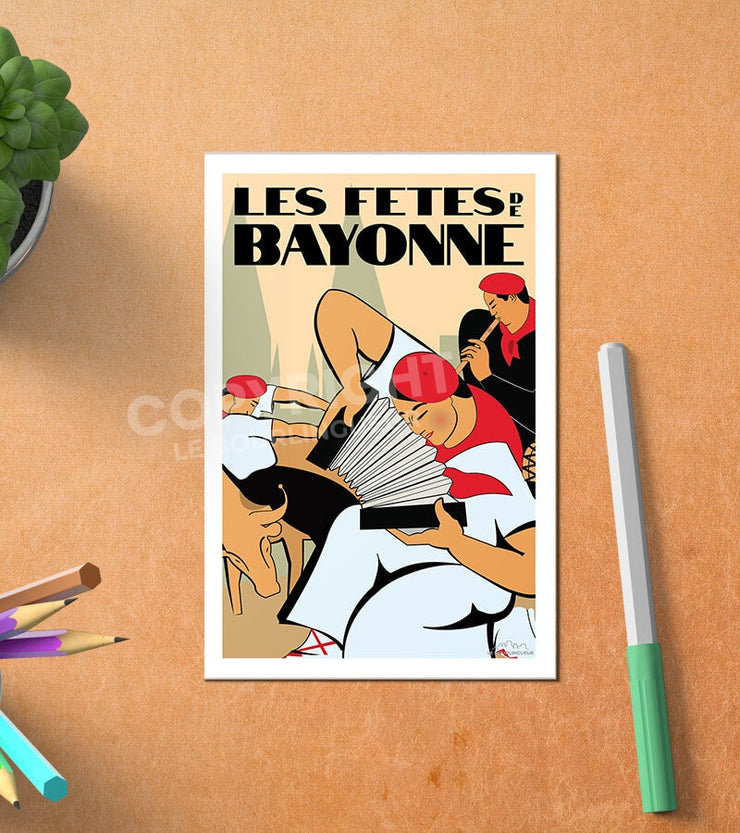 Carte Postale Fêtes De Bayonne Postale