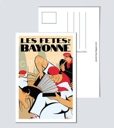 Carte postale Fêtes de Bayonne