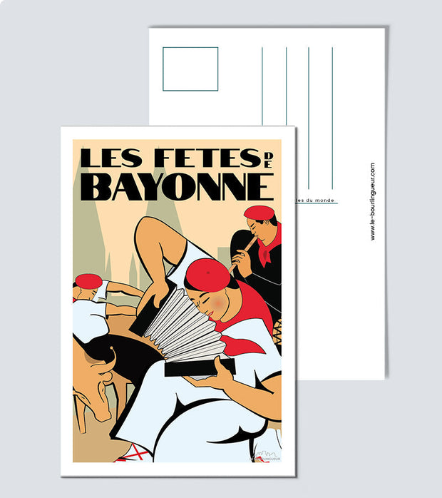 Carte postale Fêtes de Bayonne