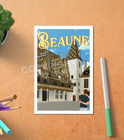 Carte Postale Beaune