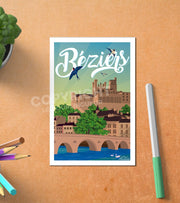 Carte Postale Béziers Postale
