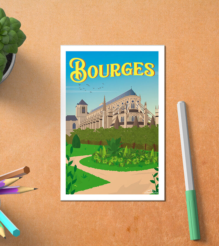 Carte Postale Bourges Postale