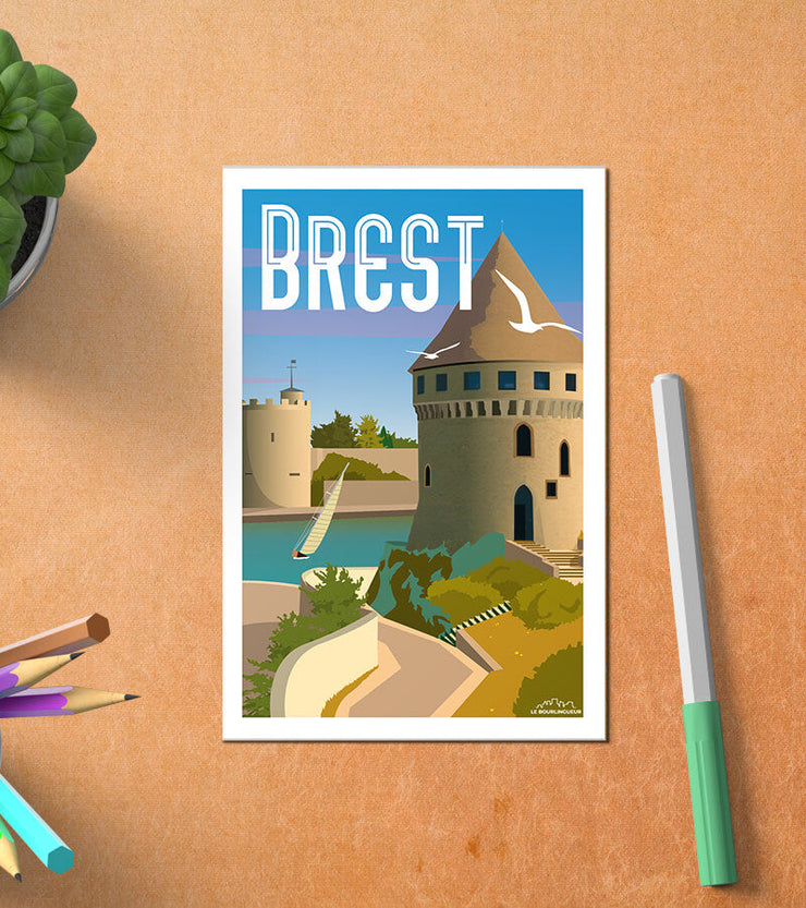 Carte Postale Brest