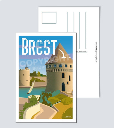 Carte Postale Brest
