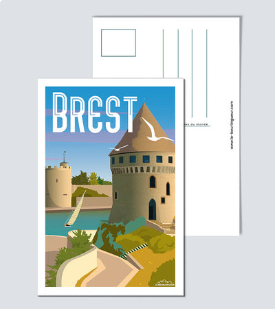 Carte Postale Brest