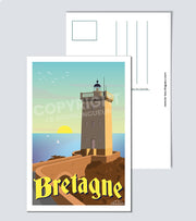 Carte postale Bretagne phare