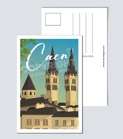 Carte postale Caen
