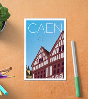 Carte Postale Ville Caen