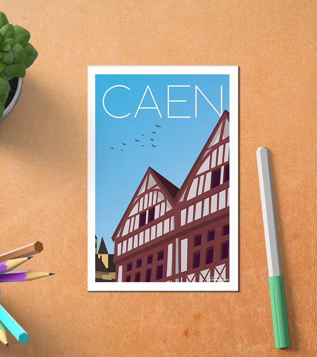 Carte Postale Ville Caen