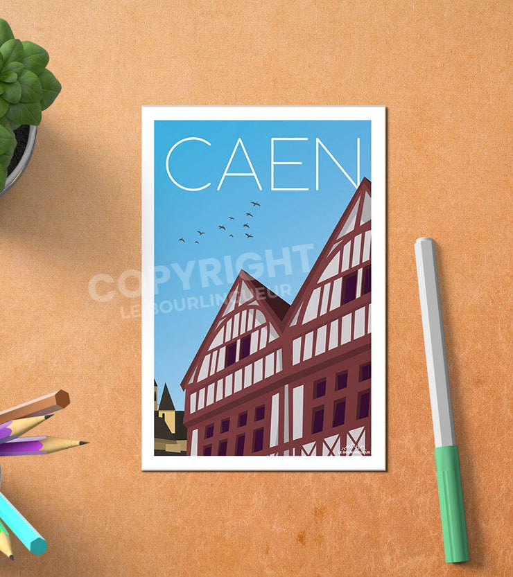 Carte Postale Ville Caen