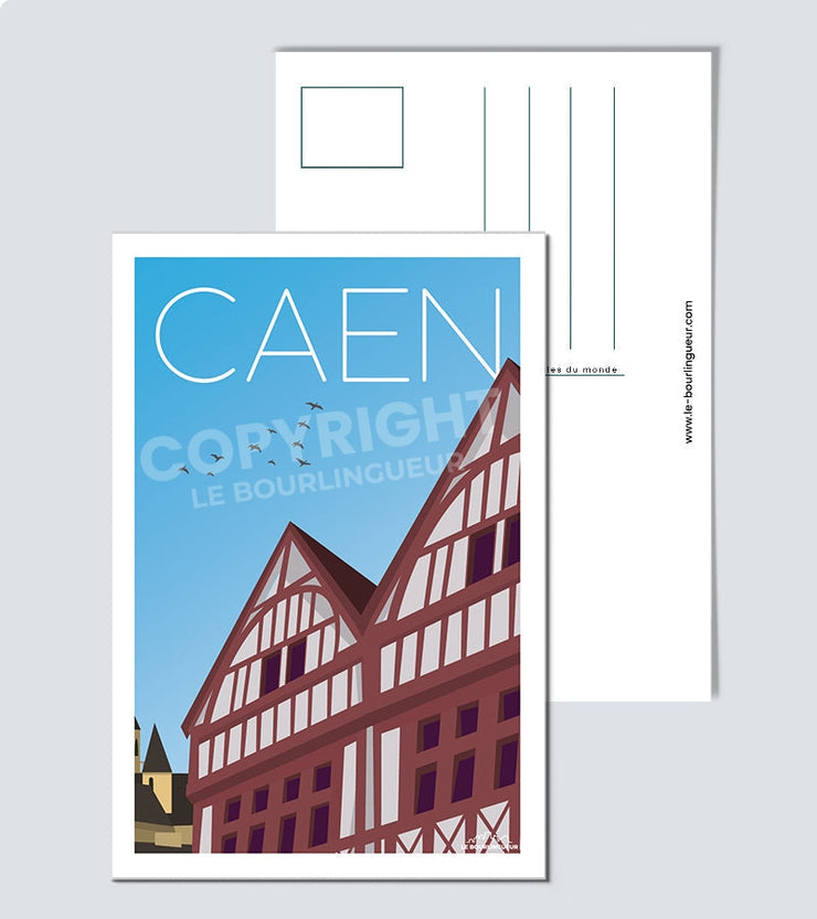 Carte Postale ville Caen