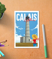 Carte Postale Hôtel De Ville Calais Postale